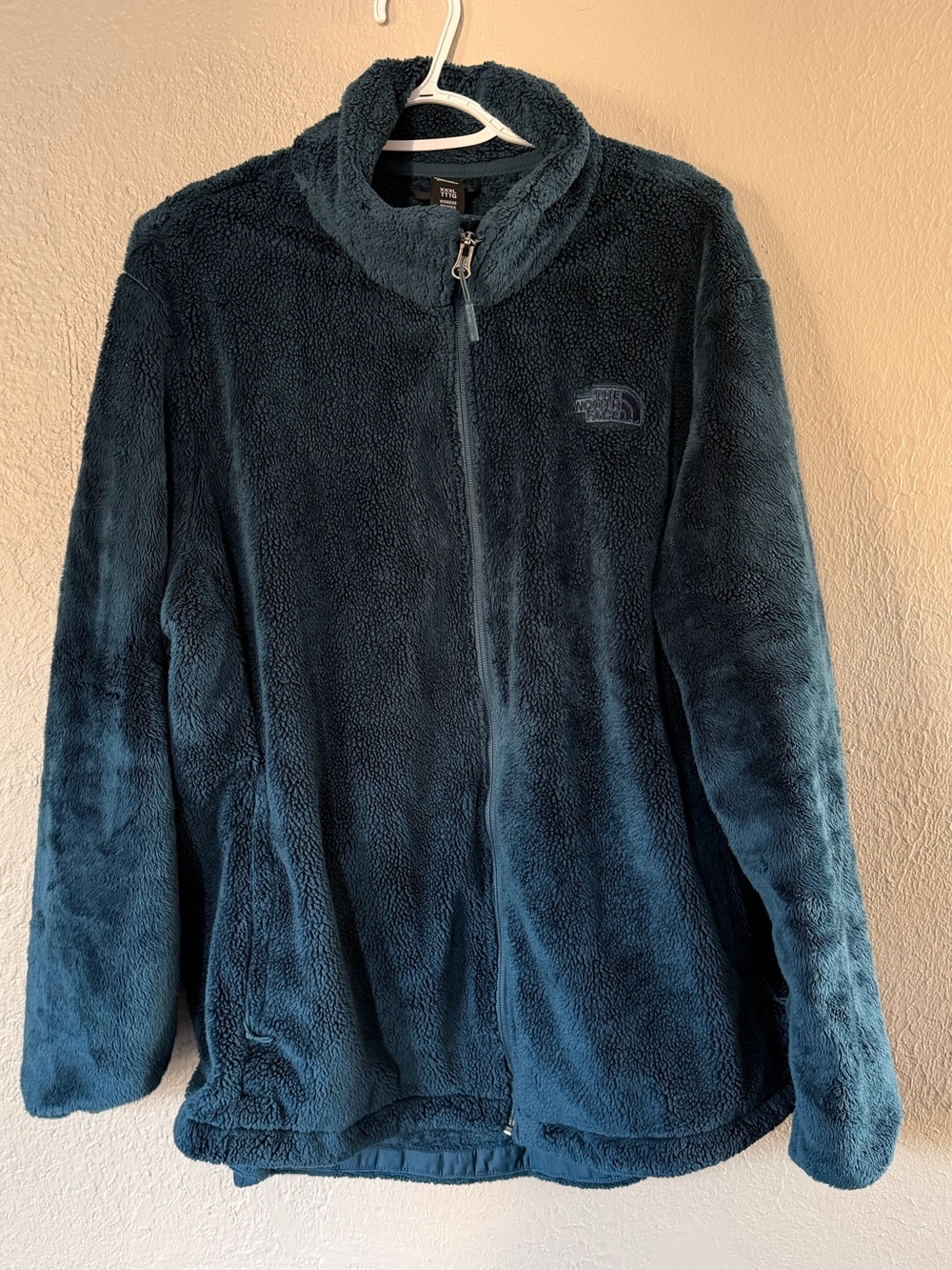 The North Face Osito Full Zip Fleece High Pile Jacket Womans Plus Size 3X Teal